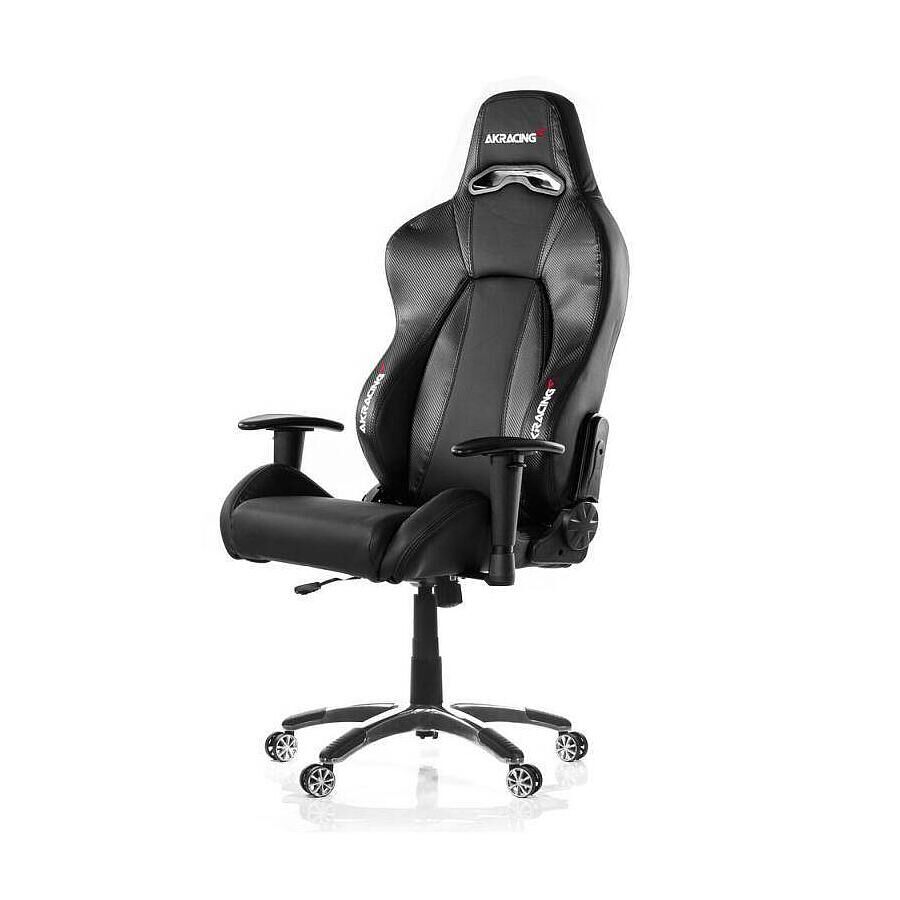 Игровое кресло AKRacing Premium Carbon Black - фото 2