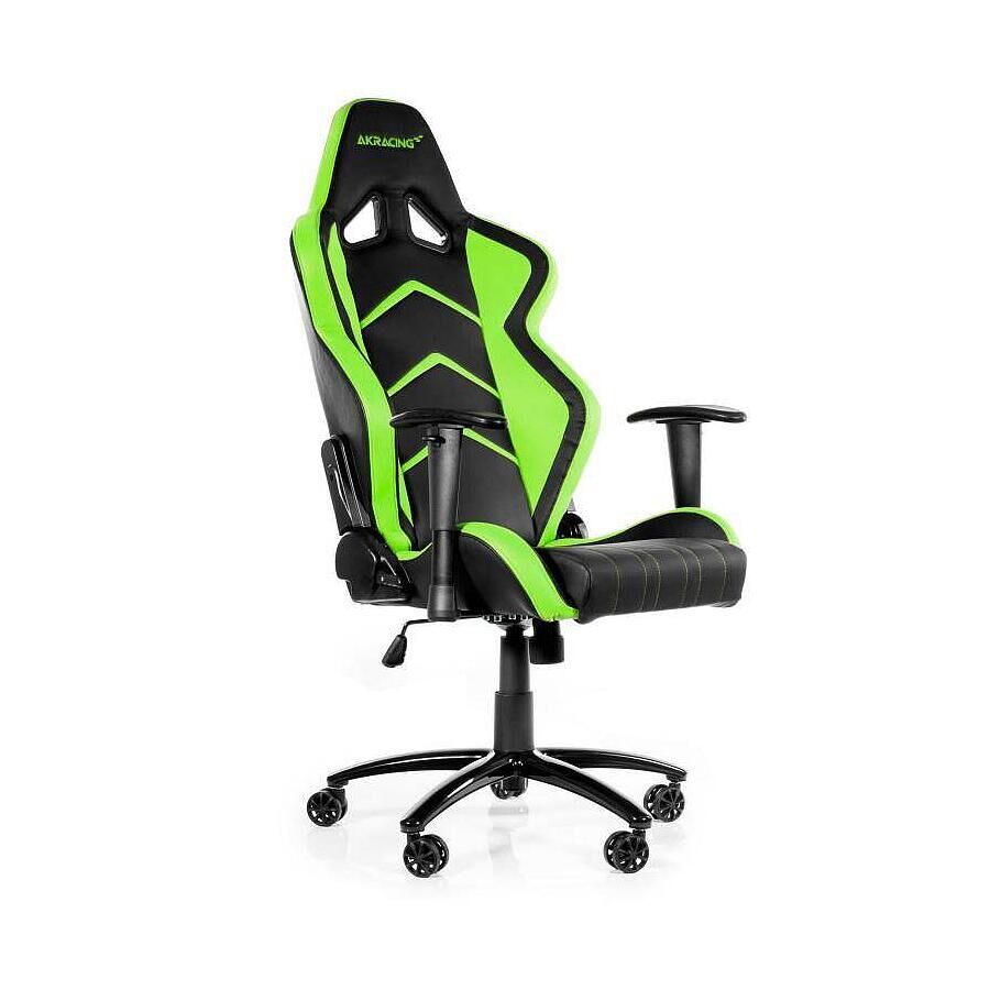 Игровое кресло AKRacing Player Gaming Chair Black Green - фото 3