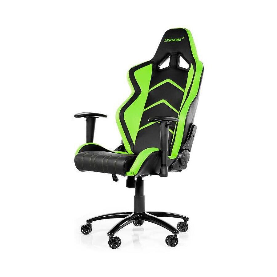 Игровое кресло AKRacing Player Gaming Chair Black Green - фото 1