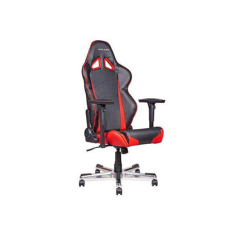 Игровое кресло DXRacer Racing OH/RF0/NR, черный/красный, Экокожа - фото 2