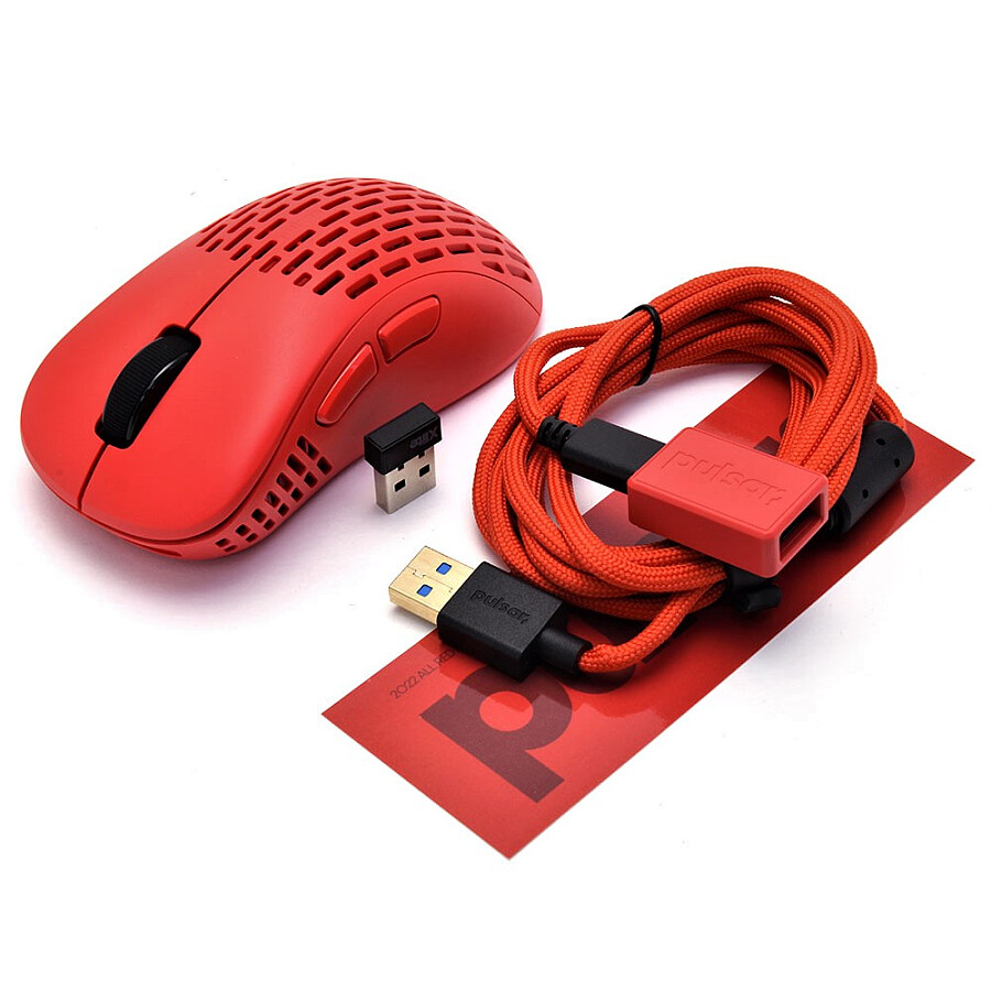 Мышь Pulsar Xlite V2 Wireless Gaming Mouse Red - фото 9