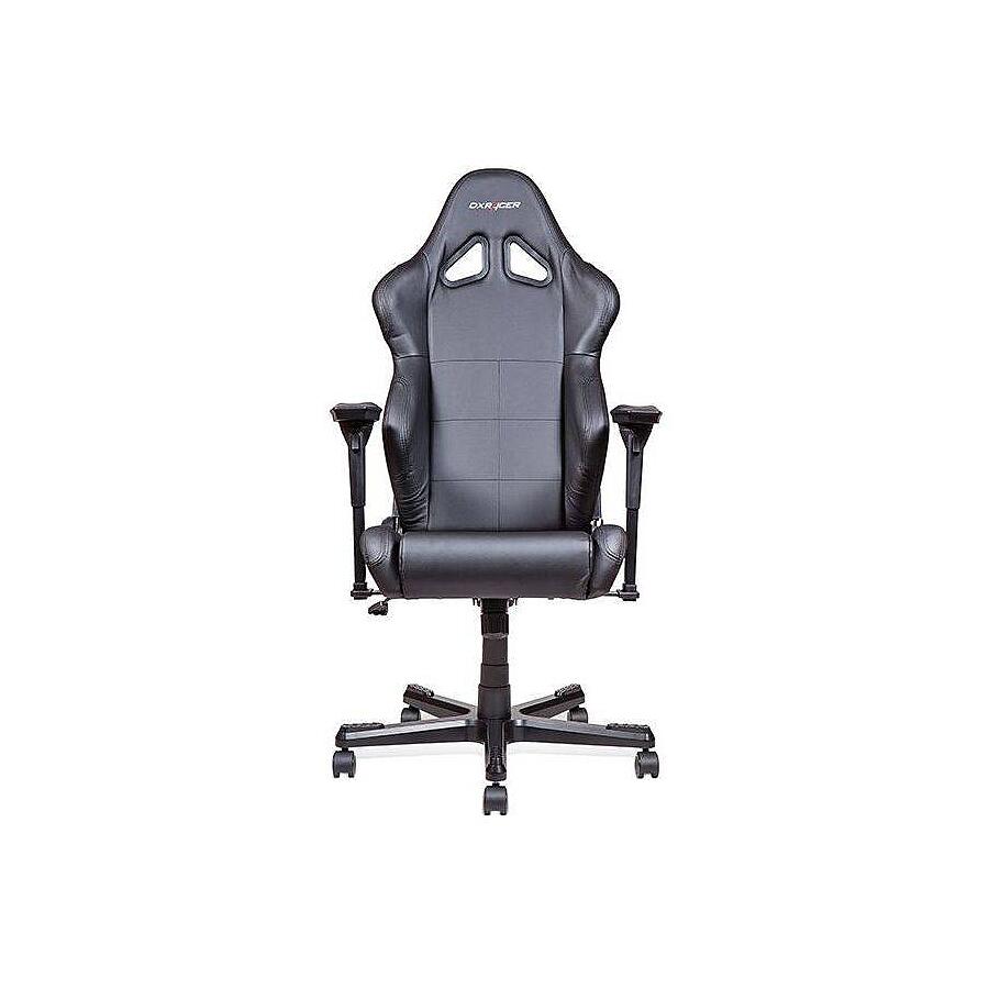 Игровое кресло DXRacer Racing OH/RF99/N искусственная кожа, черный - фото 3