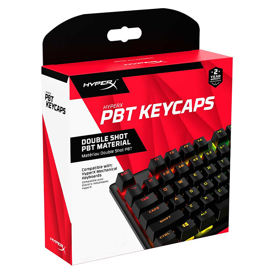 HyperX PBT Keycaps Set Black - фото 1
