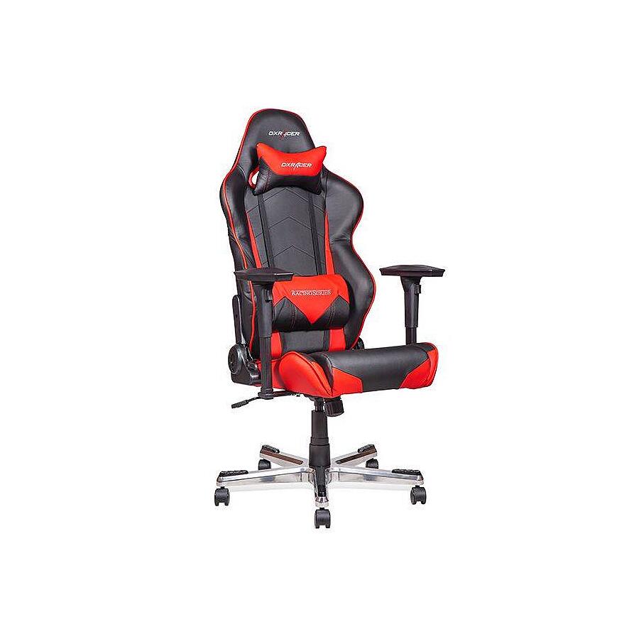 Игровое кресло DXRacer Racing OH/RF0/NR, черный/красный, Экокожа - фото 7