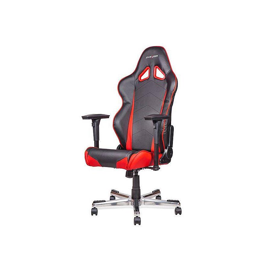 Игровое кресло DXRacer Racing OH/RF0/NR, черный/красный, Экокожа - фото 4