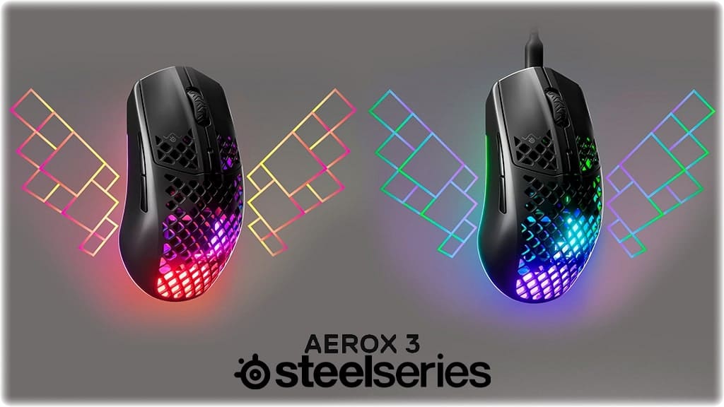 Новейшая ультралегкая игровая мышь SteelSeries Aerox 3