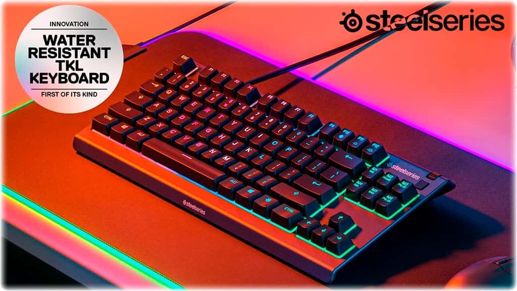 Водостойкая игровая клавиатура SteelSeries Apex 3 TKL уже в продаже!