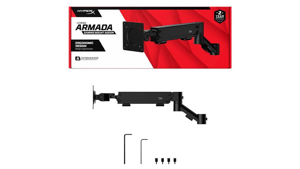 Комплект поставки игрового монитора HyperX Armada 27