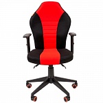 Игровое кресло Chairman Game 8 Black/Red, ткань, черный/красный