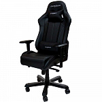 Игровое кресло DXRacer King OH/KS57/N, черный, искусственная кожа