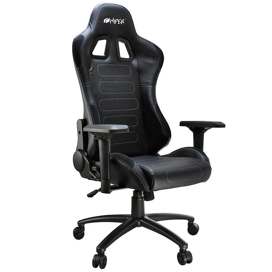Игровое кресло HIPER HGS-101, искусственная кожа, черный - фото 1