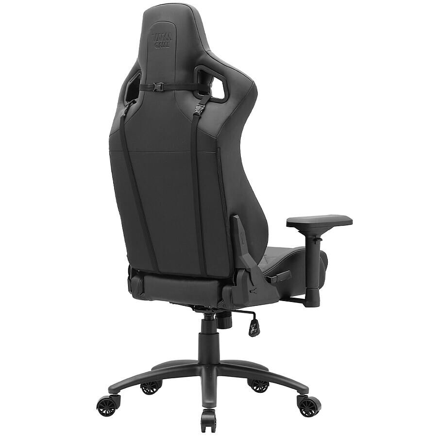 Игровое кресло VMMGame Maroon Black, искусственная кожа, черный - фото 4