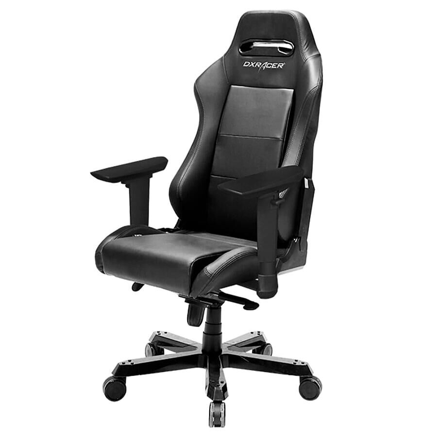 Игровое кресло DXRacer Iron OH/IS03/N черный, искусственная кожа - фото 1