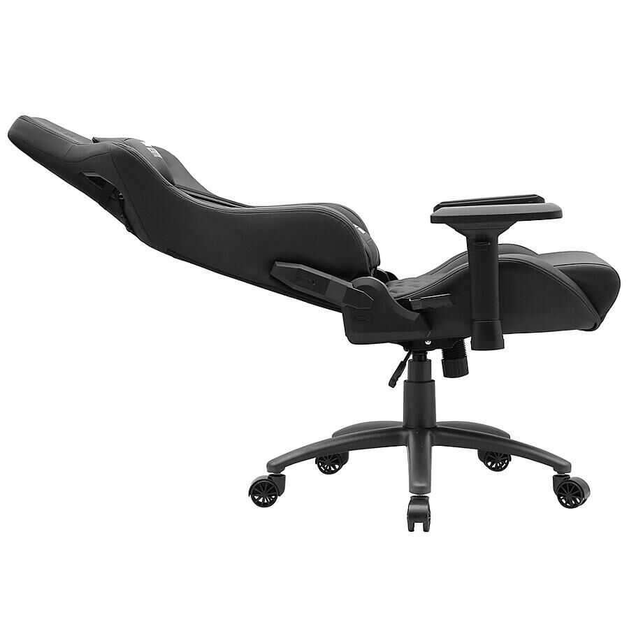Игровое кресло VMMGame Maroon Black, искусственная кожа, черный - фото 6