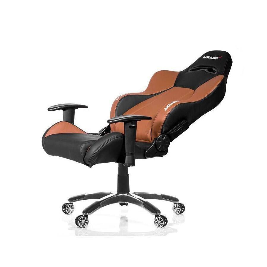 Игровое кресло AKRacing Premium Black Brown - фото 4