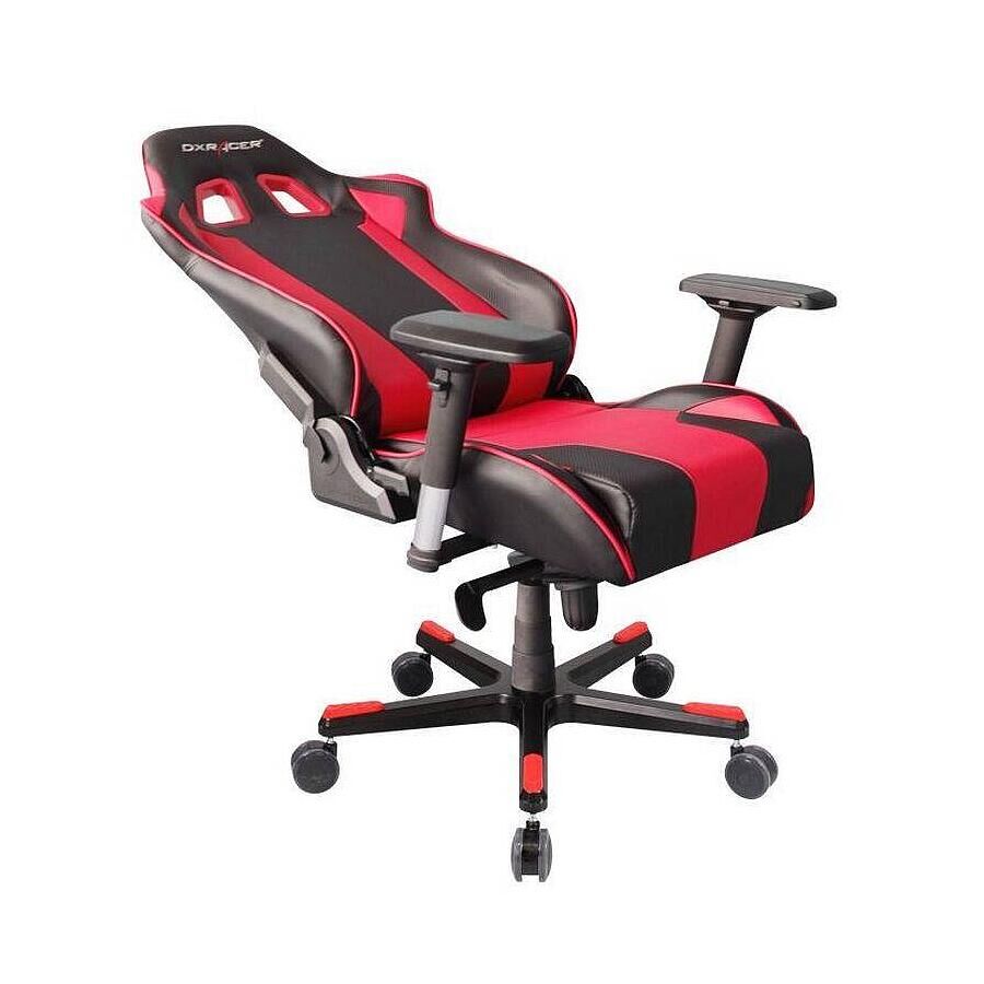 Игровое кресло DXRacer King OH/KS06/NR, черный/красный, искусственная кожа - фото 2