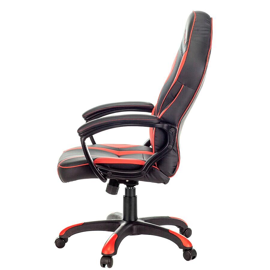 Игровое кресло A4Tech Bloody GC-350, искусственная кожа, черный/красный - фото 4
