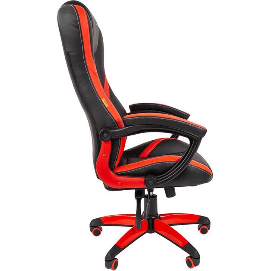 Игровое кресло Chairman Game 22 Black/Red, искусственная кожа, черный/красный - фото 3