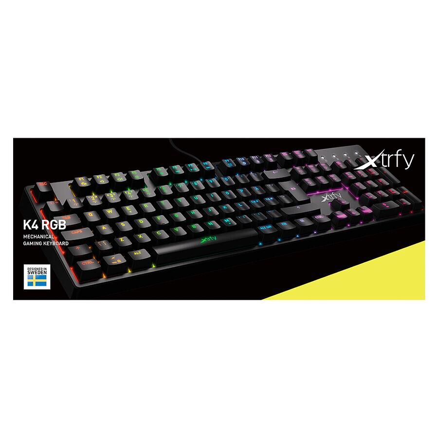 Клавиатура Xtrfy K4 RGB Black - фото 7