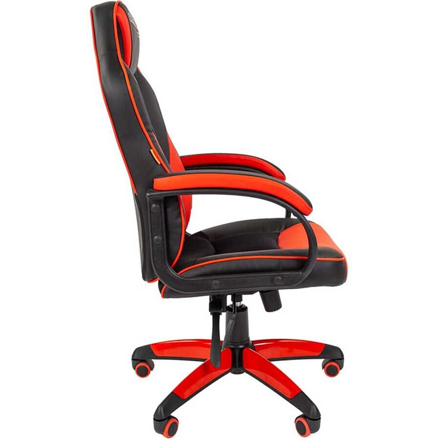 Игровое кресло Chairman Game 17 Black/Red, искусственная кожа, черный/красный - фото 3