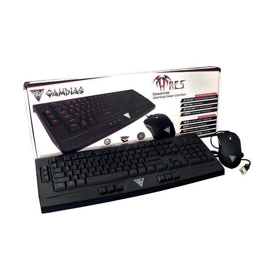 Клавиатура GAMDIAS Ares Essential Gaming Gear Combo - фото 6
