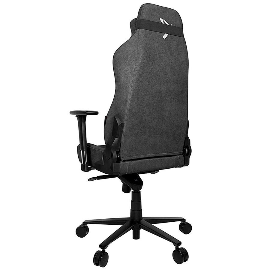 Игровое кресло Arozzi Vernazza Soft Fabric Dark Grey, ткань, черный - фото 4