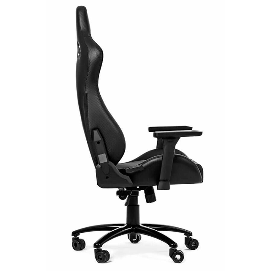 Игровое кресло WARP GR Black, искусственная кожа, черный - фото 4
