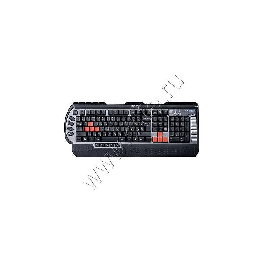 Клавиатура A4Tech X7 G800MU Black-Silver PS/2 - фото 1