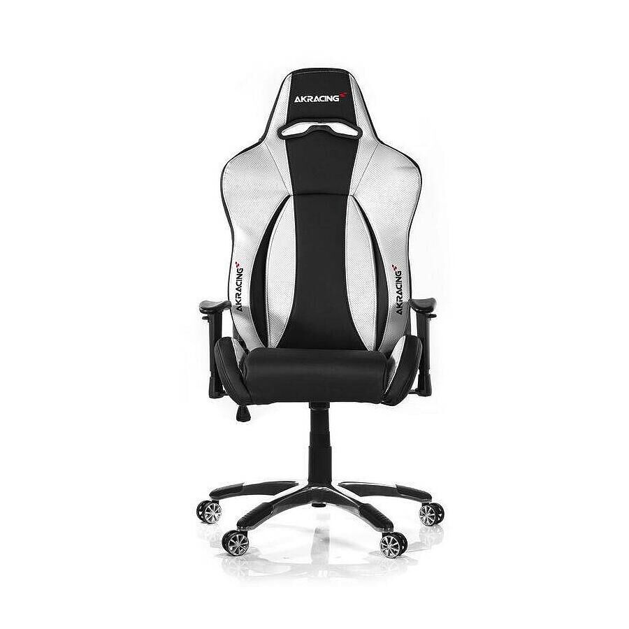 Игровое кресло AKRacing Premium Black Silver - фото 4
