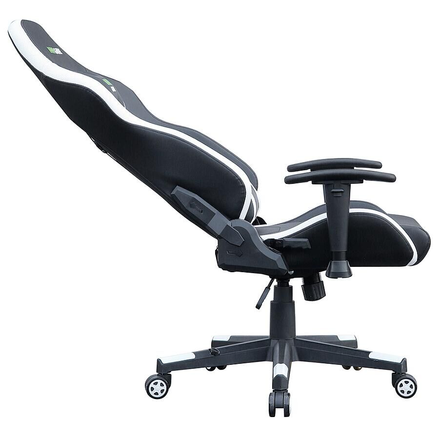 Игровое кресло VMMGame Astral White RGB, искусственная кожа, черный/белый - фото 4