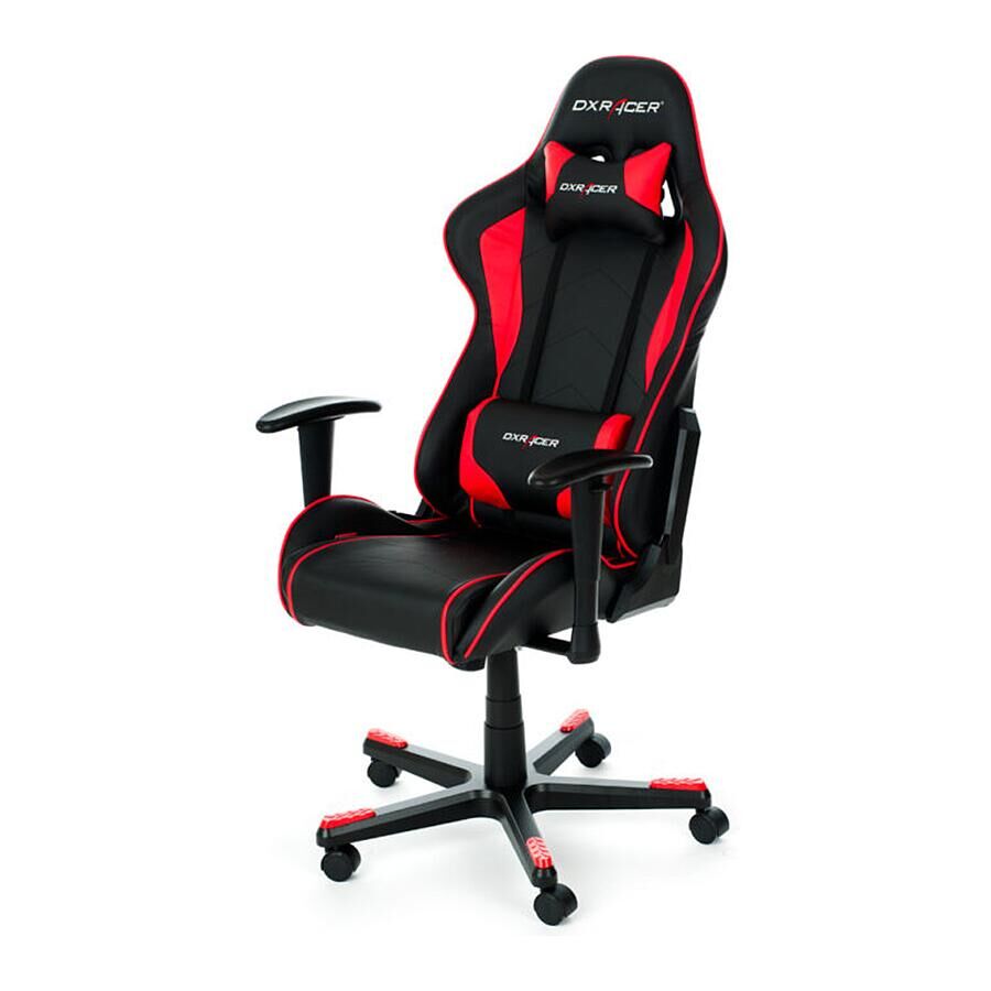 Игровое кресло DXRacer Formula OH/FE08/NR, искусственная кожа, черный, красный - фото 3