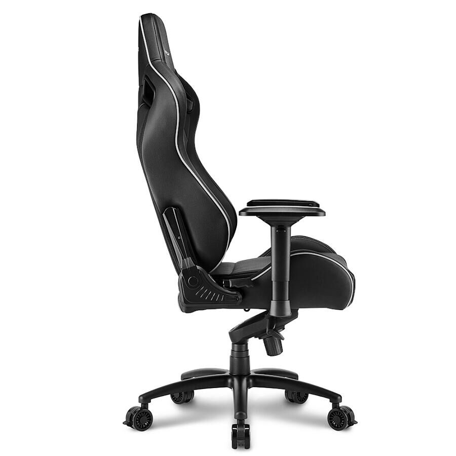 Игровое кресло Sharkoon Shark SKILLER SGS4 Black, искусственная кожа, черный - фото 4