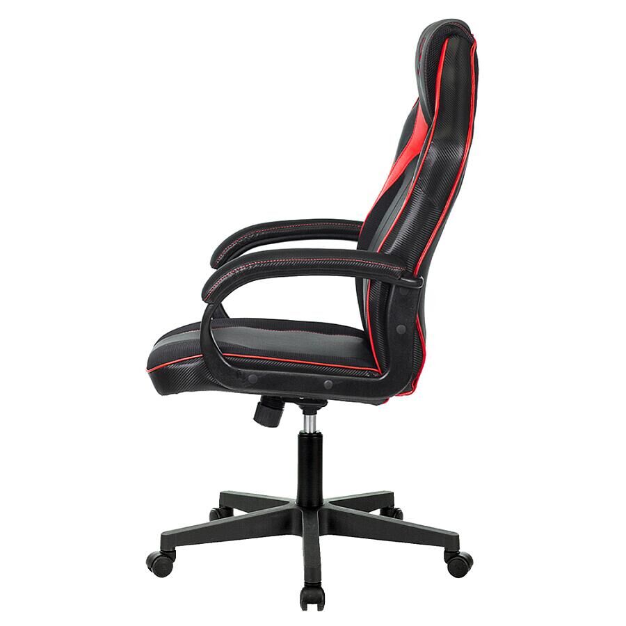 Игровое кресло A4Tech Bloody GC-300, искусственная кожа, черный/красный - фото 4