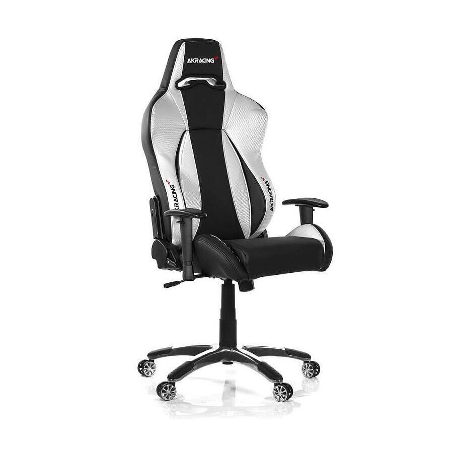 Игровое кресло AKRacing Premium Black Silver - фото 2