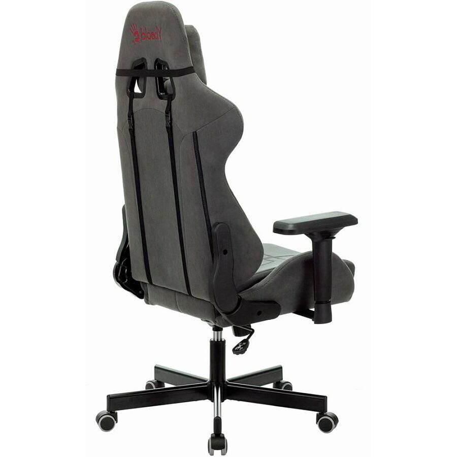 Игровое кресло A4Tech Bloody GC-700, ткань, серый - фото 6