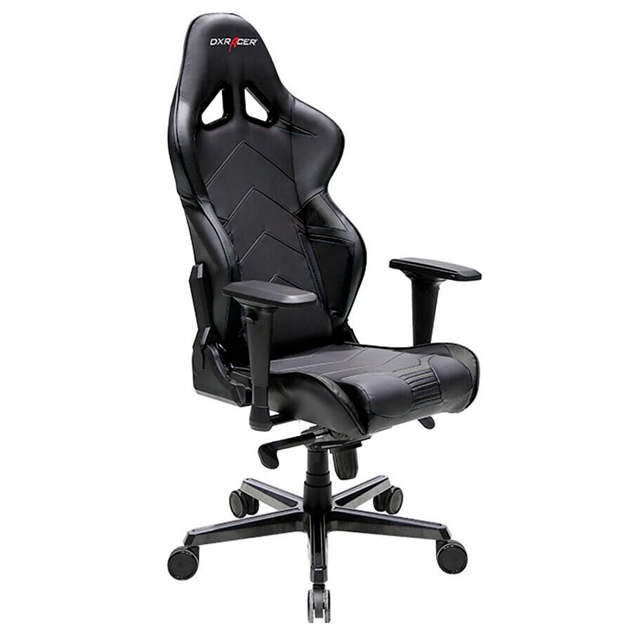 Игровое кресло DXRacer Racing OH/RV131/N, черный, Экокожа - фото 1