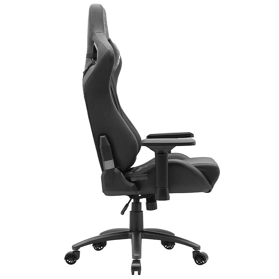 Игровое кресло VMMGame Maroon Black, искусственная кожа, черный - фото 3