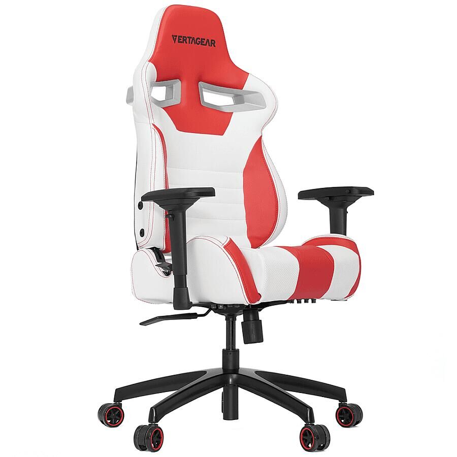Игровое кресло Vertagear Racing Series S-Line SL4000 White/Red, искусственная кожа, белый/красный - фото 2