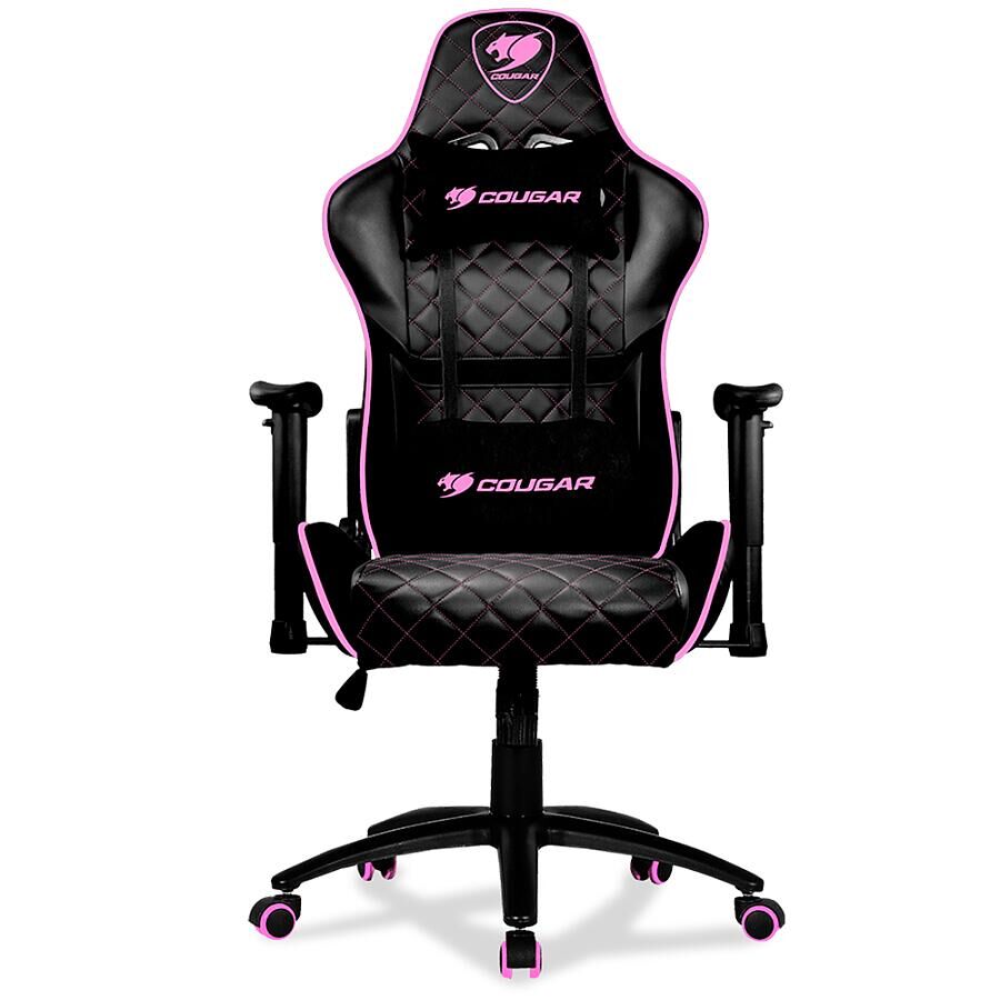 Игровое кресло COUGAR Armor One EVA, искусственная кожа, черный/розовый - фото 1