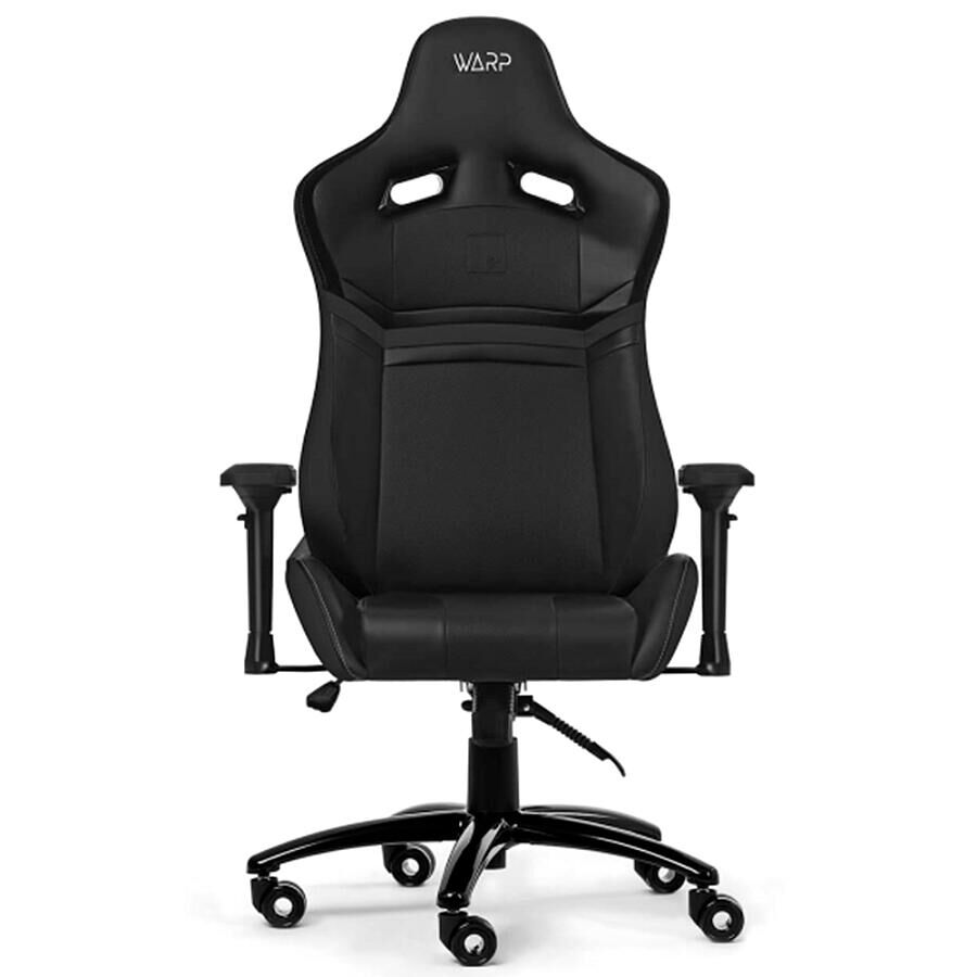 Игровое кресло WARP GR Black, искусственная кожа, черный - фото 2