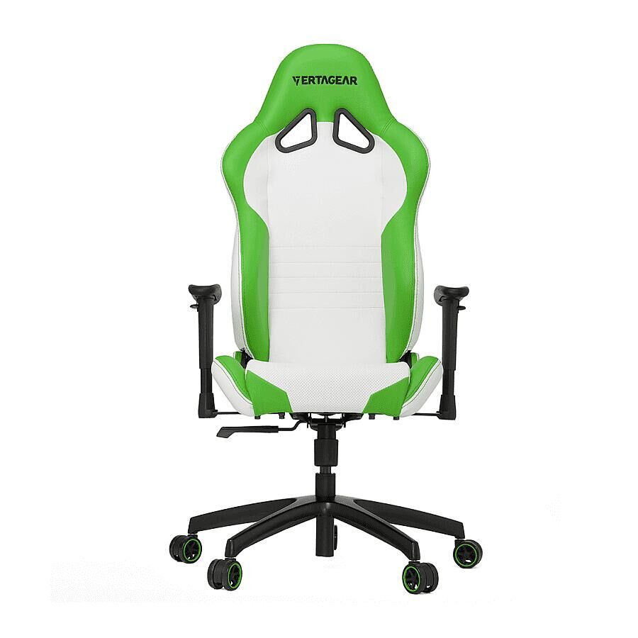 Игровое кресло Vertagear Racing Series S-Line SL2000 White/Green, искусственная кожа, белый/зеленый - фото 4