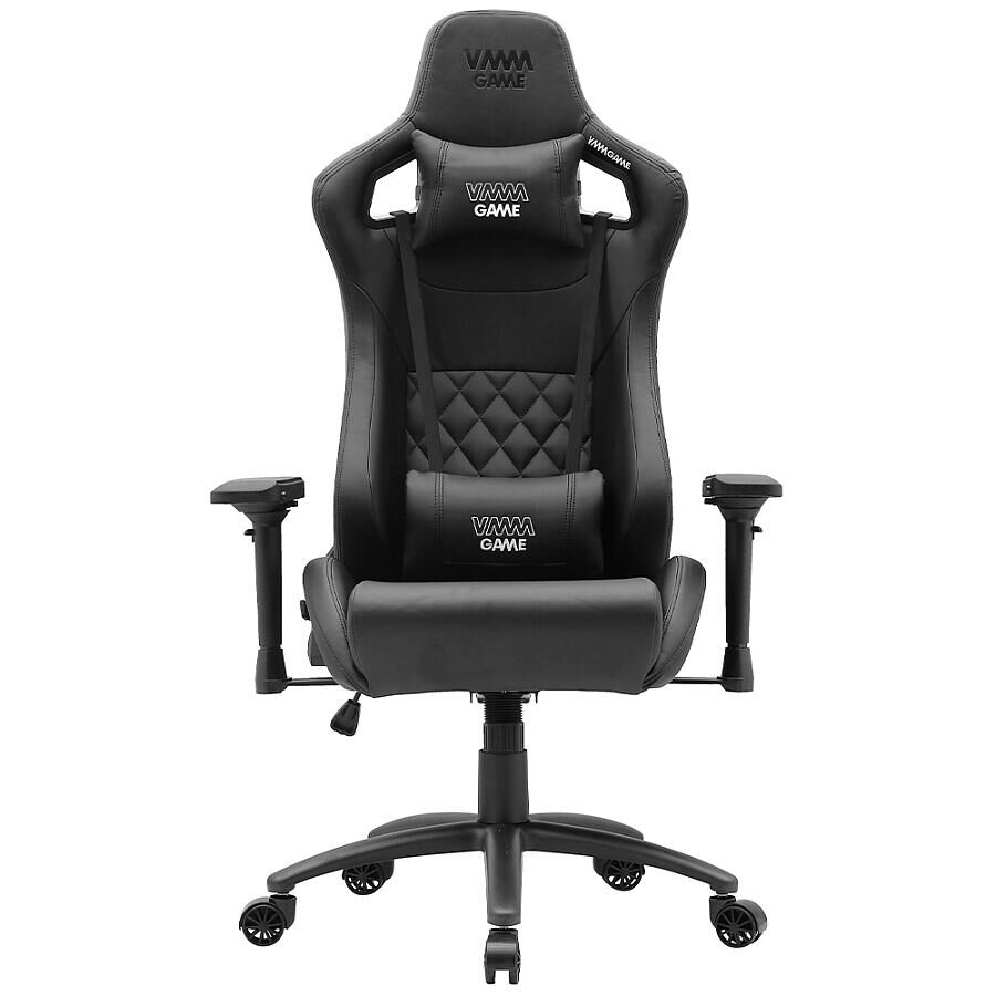Игровое кресло VMMGame Maroon Black, искусственная кожа, черный - фото 2