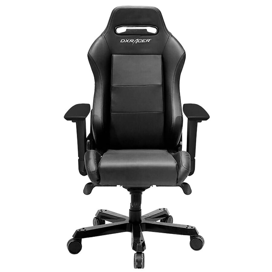 Игровое кресло DXRacer Iron OH/IS03/N черный, искусственная кожа - фото 3