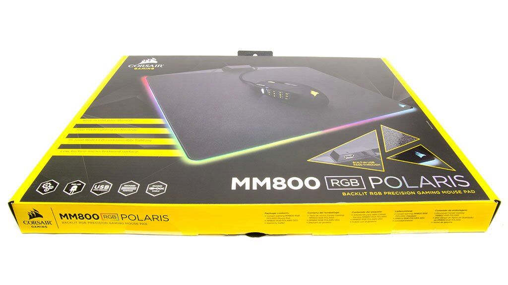 Упаковка и комплектация Corsair MM800 RGB POLARIS