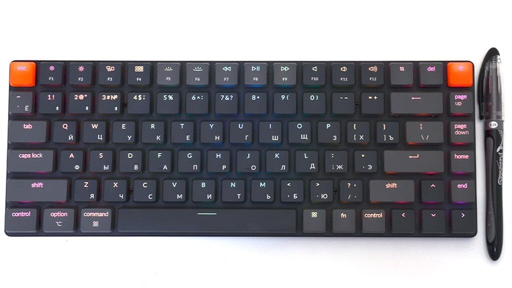 Раскладка клавиш Keychron K3