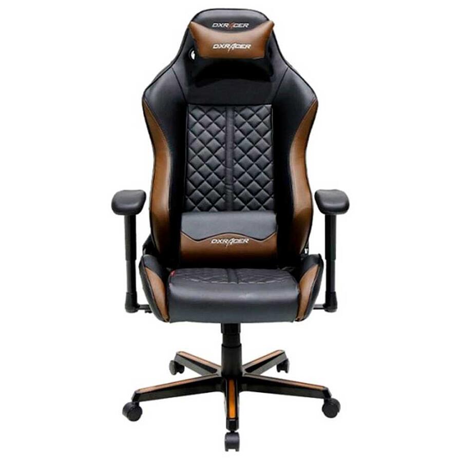 Игровое кресло DXRacer Drifting OH/DH73/NC, черный/коричневый, искусственная кожа - фото 2
