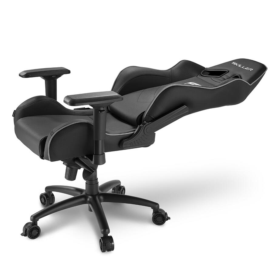 Игровое кресло Sharkoon Shark SKILLER SGS3 Black, искусственная кожа, черный - фото 5