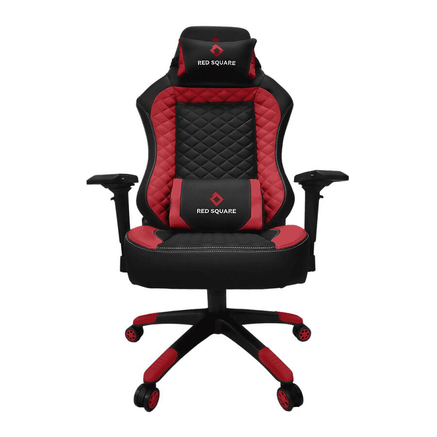 Игровое кресло Red Square Lux Red, искусственная кожа, черный/красный - фото 1