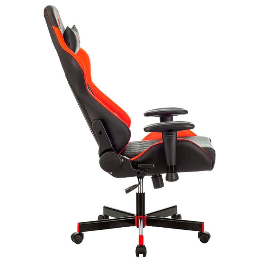 Игровое кресло A4Tech Bloody GC-870, искусственная кожа, черный/красный - фото 5