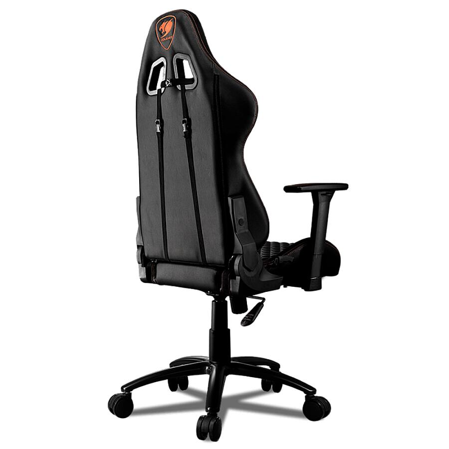 Игровое кресло COUGAR Rampart Black, искусственная кожа, черный - фото 6
